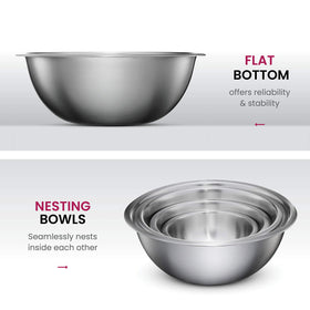 FineDine bowls with wide rims for drip-free pouring and firm handling.