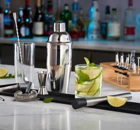 FineDine pourers and bottle opener ready for serving drinks