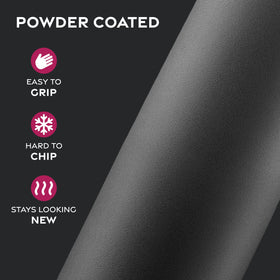 FineDine scratch-resistant coating provides a secure grip and durability