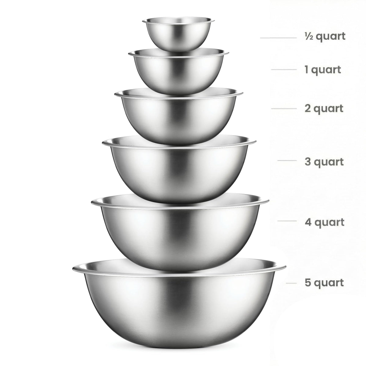 FineDine bowls showing nesting design for space-saving storage.
