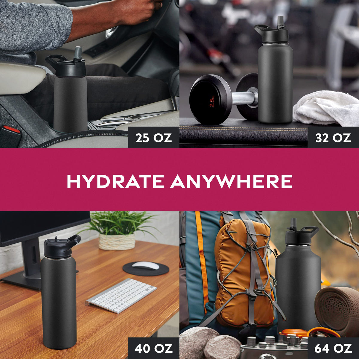 FineDine built-in travel handle for easy carrying anywhere