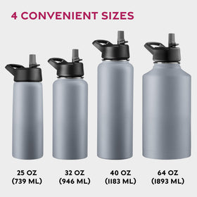 FineDine triple insulation keeps beverages hot or cold longer.