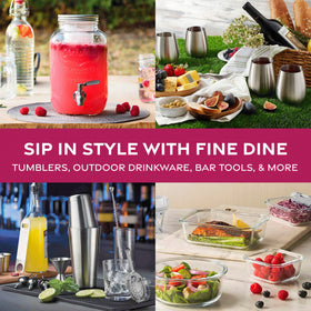 FineDine Water Bottle dishwasher-safe body, easy cleanup.