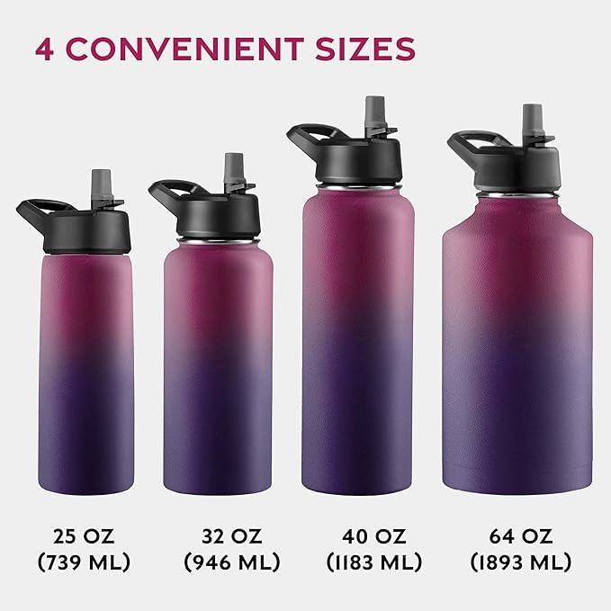 FineDine bottle with flip lid demonstrating leak-proof hot beverage sipping.