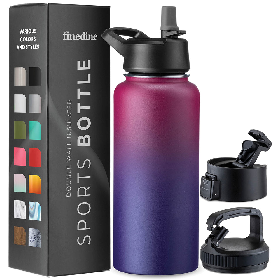FineDine stainless-steel insulated bottle for durable, temperature-friendly hydration on the go.