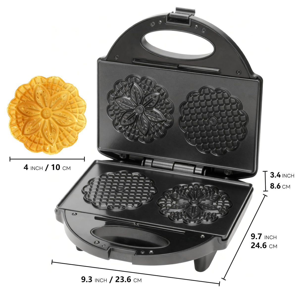 Gift-ready box highlights FineMade pizzelle maker as a thoughtful present.
