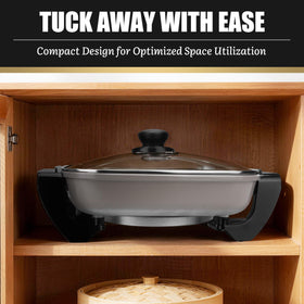 FineMade dishwasher-safe lid eases post-meal cleanup.
