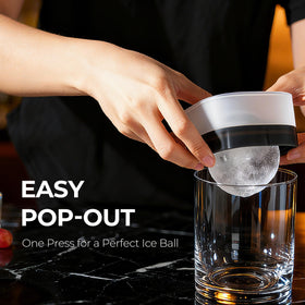 FINENUT BPA-free silicone ensures safe, flavor-neutral ice spheres