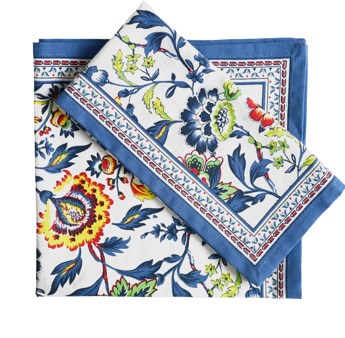 FingerCraft blue-floral napkin 20x20 for elegant dining