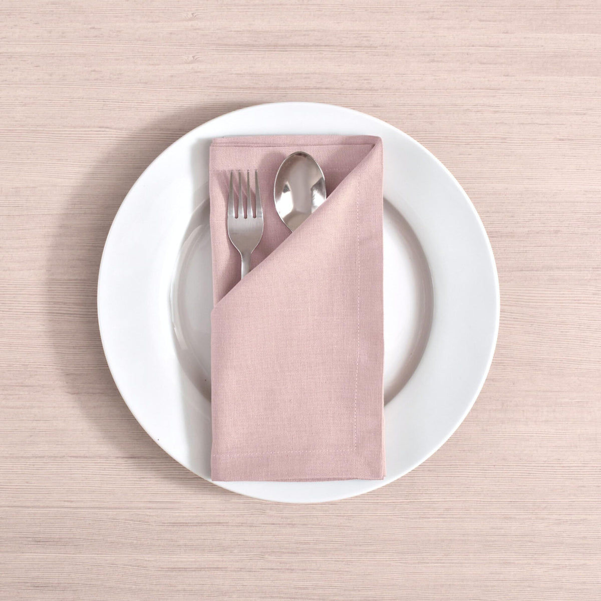 Close-up of cotton-linen texture in FingerCraft napkin
