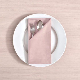 Close-up of cotton-linen texture in FingerCraft napkin
