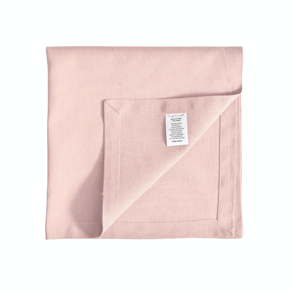 FingerCraft 12-piece napkin pack in dusty pink