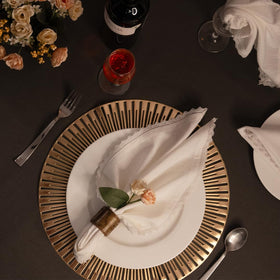 FINGERCRAFT white 20x20 napkin, premium cotton texture for refined table setting