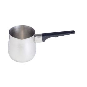 Fino Turkish Warmer coffee pot top view demonstrates easy pouring