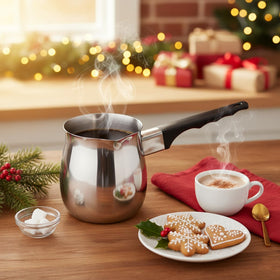 Fino Turkish Warmer with dripless pour spout for clean serving
