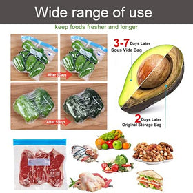 FIRAWER 13.5x10 inch bags are freezer safe and microwave friendly.