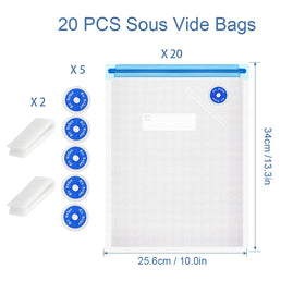 FIRAWER bags use air valves to lock in flavors during cooking.