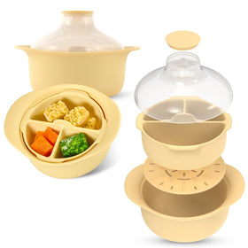 Firgi 48oz steamer pot with lid for quick healthy meals
