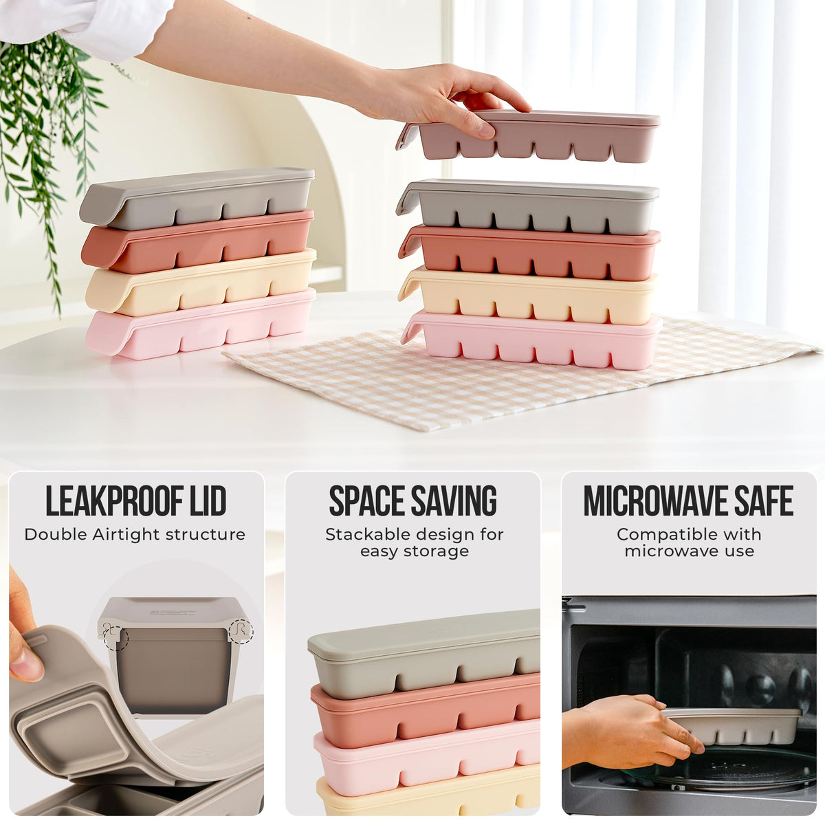 Dishwasher-safe Firgi tray for quick cleanup