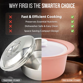 Firgi 100% food-grade Korean silicone ensuring safety and flavor retention