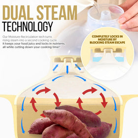 Firgi baby food puree steamed in silicone steamer