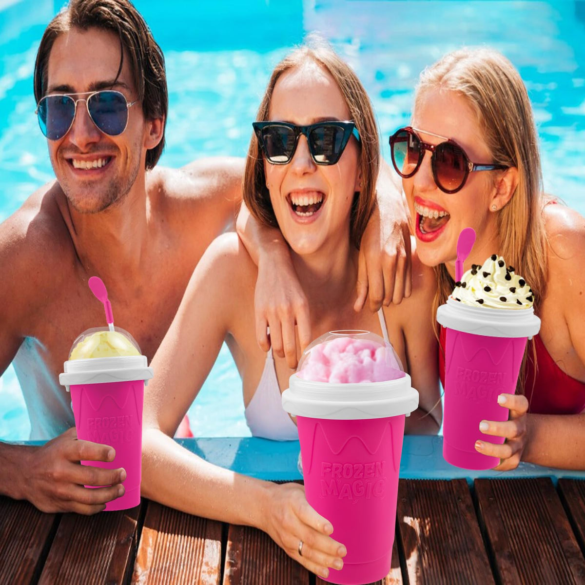 Firjuty food-grade silicone construction ensures safe, reusable cups.