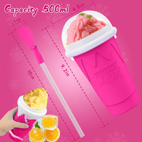 Firjuty slushie cup double-layer design to keep drinks cooler longer