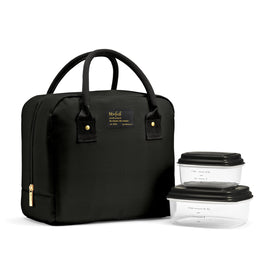 Fit & Fresh Bloomington lunch bag top opening view showing ample space for containers.
