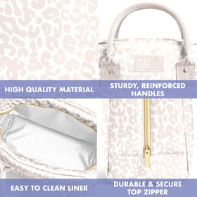 Fit & Fresh Bloomington lunch bag triple-insulation keeps contents cool during commutes