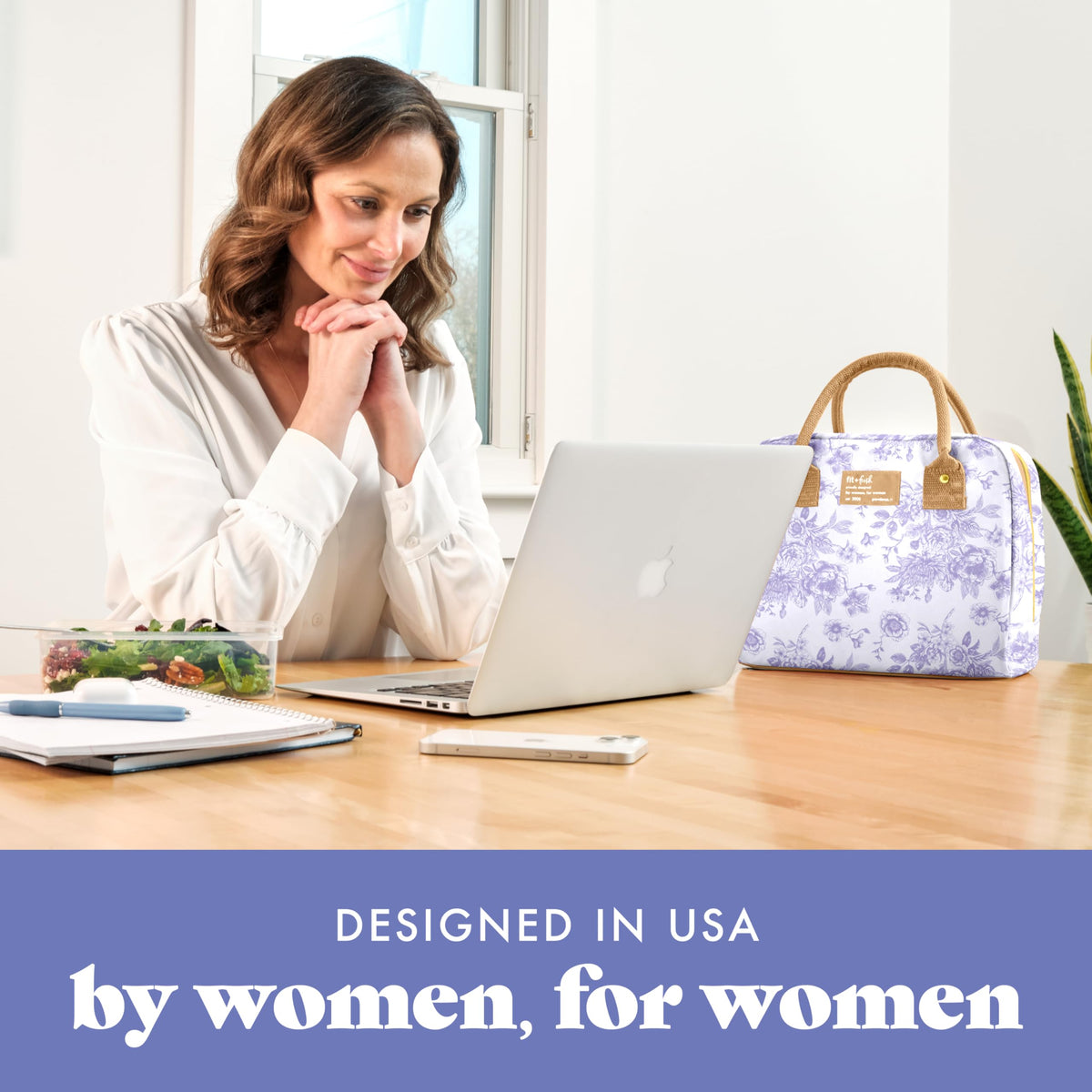 Bloomington bag doubles as bottle or cosmetic bag for versatile daily use.