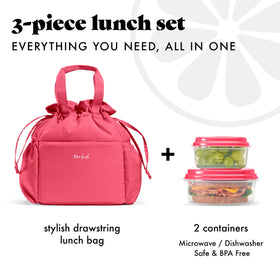 Fit & Fresh Cromwell containers inside with two included portions for fresh meals