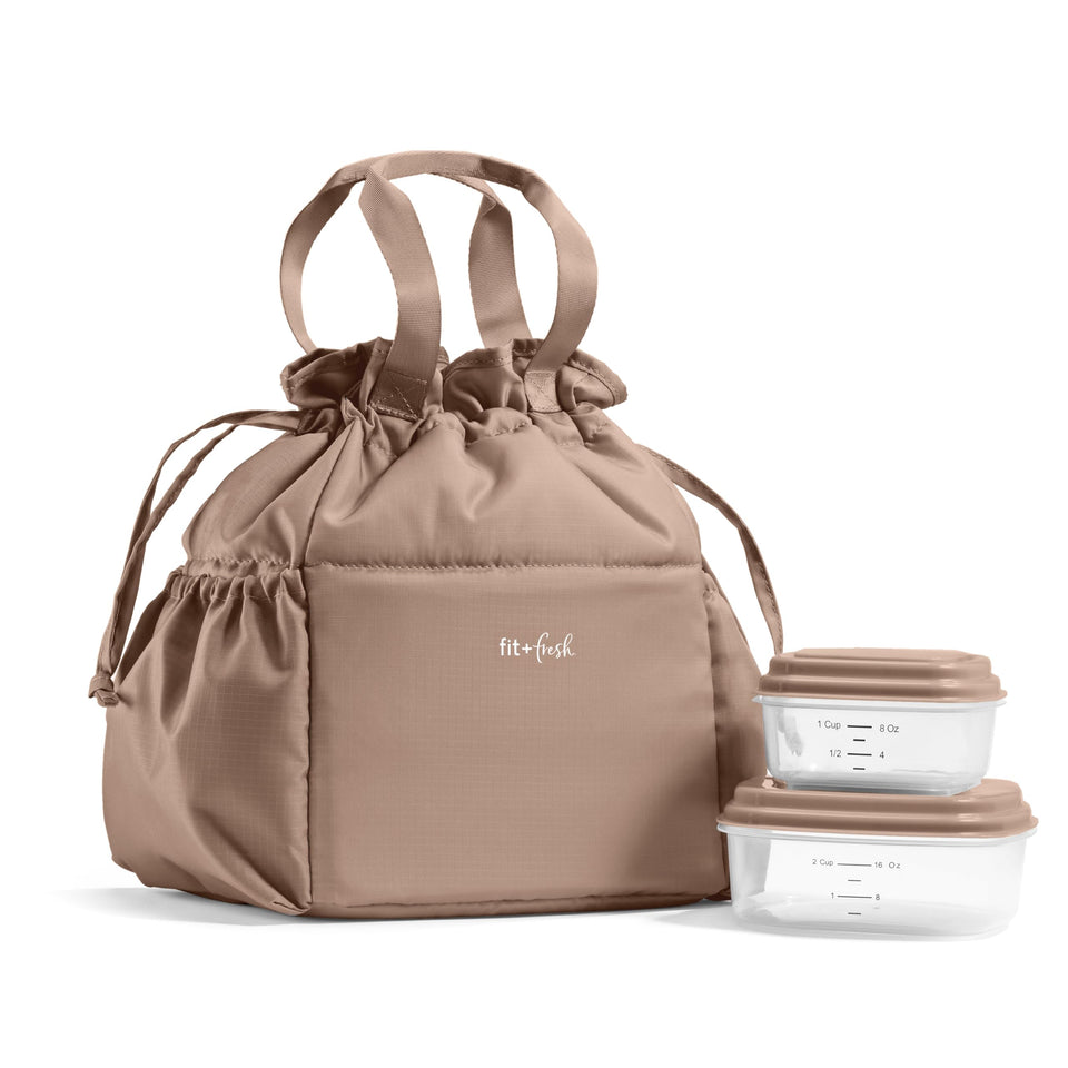 Fit & Fresh Cromwell lunch bag front view showing compact, portable design