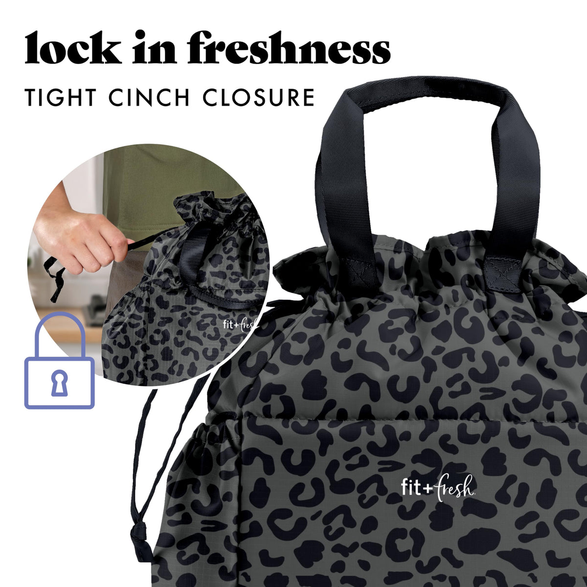 Fit & Fresh Cromwell exterior bottle pockets provide easy hydration on the move.