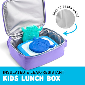 Easy-grip handle allows comfortable carrying between classes.