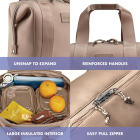 Fit & Fresh Remi kit includes an XL ice pack to maintain cool freshness.