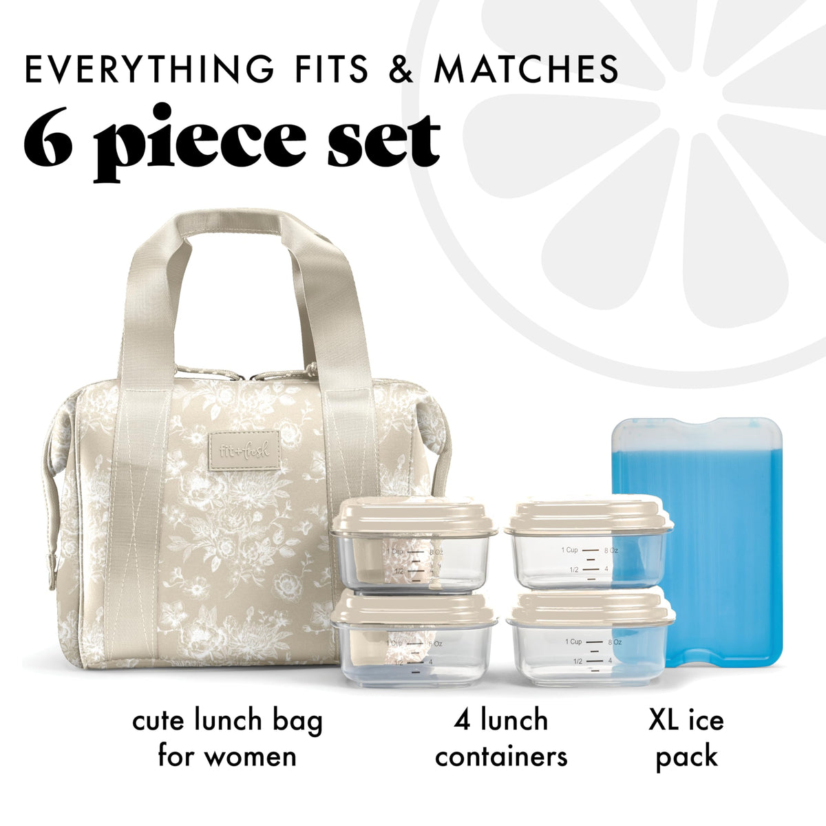 Remi lunch bag side-snaps expanded for extra room and flexibility