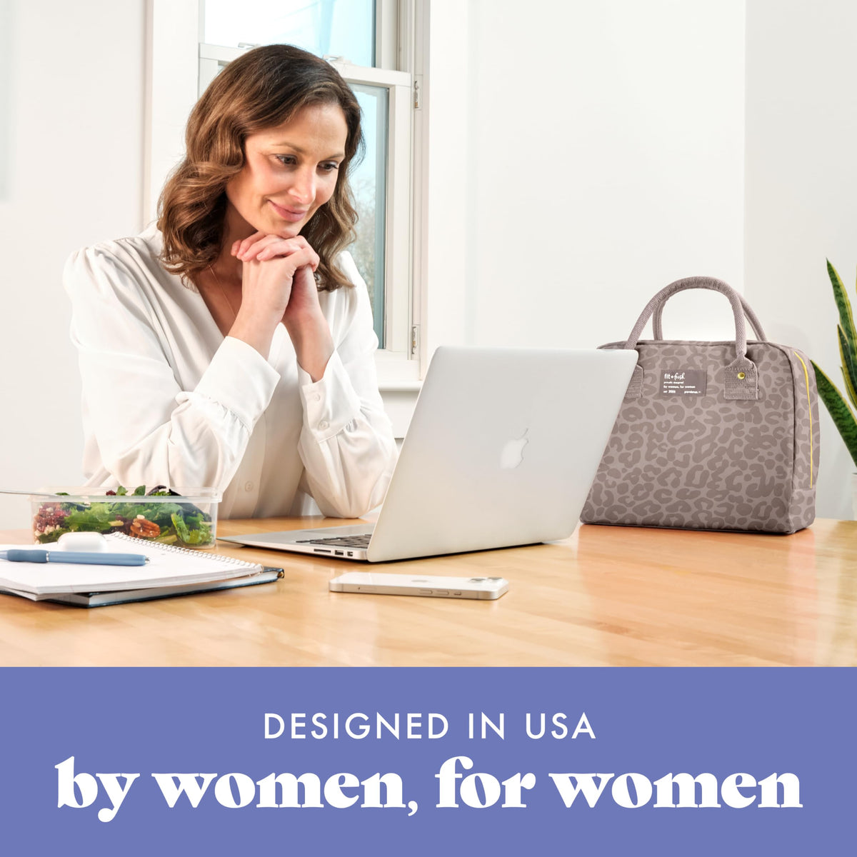 Fit & Fresh Bloomington lunch bag suitable for work, travel, or casual use