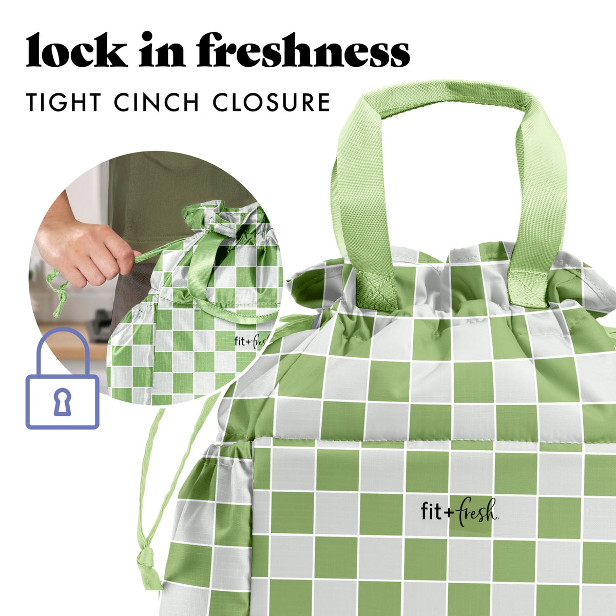 Interior mesh sleeve keeps small items neatly organized inside the Cromwell bag.