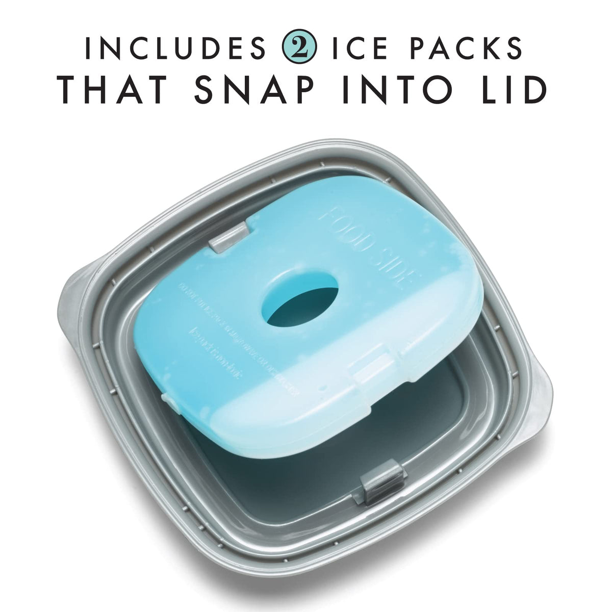 Fit & Fresh leakproof dressing containers keep sauces mess-free.