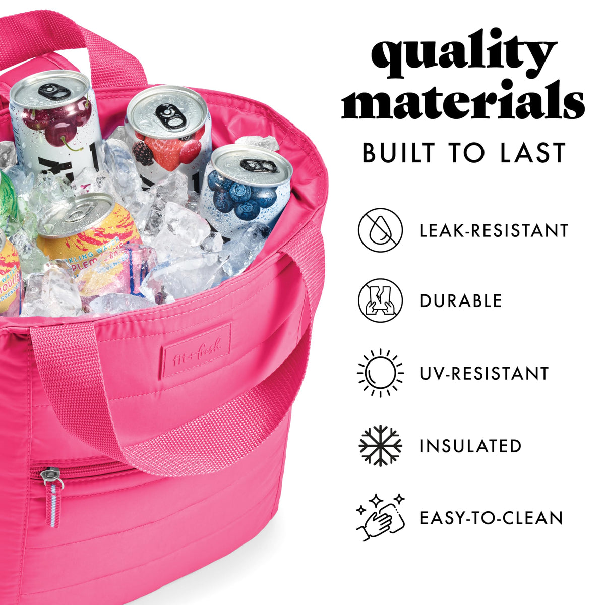 Mari leakproof interior prevents leaks during daily outings.