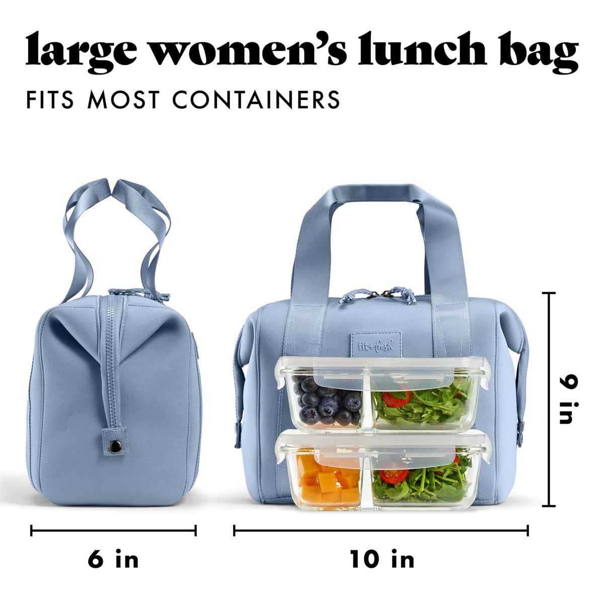 Machine washable neoprene material of the Remi bag.