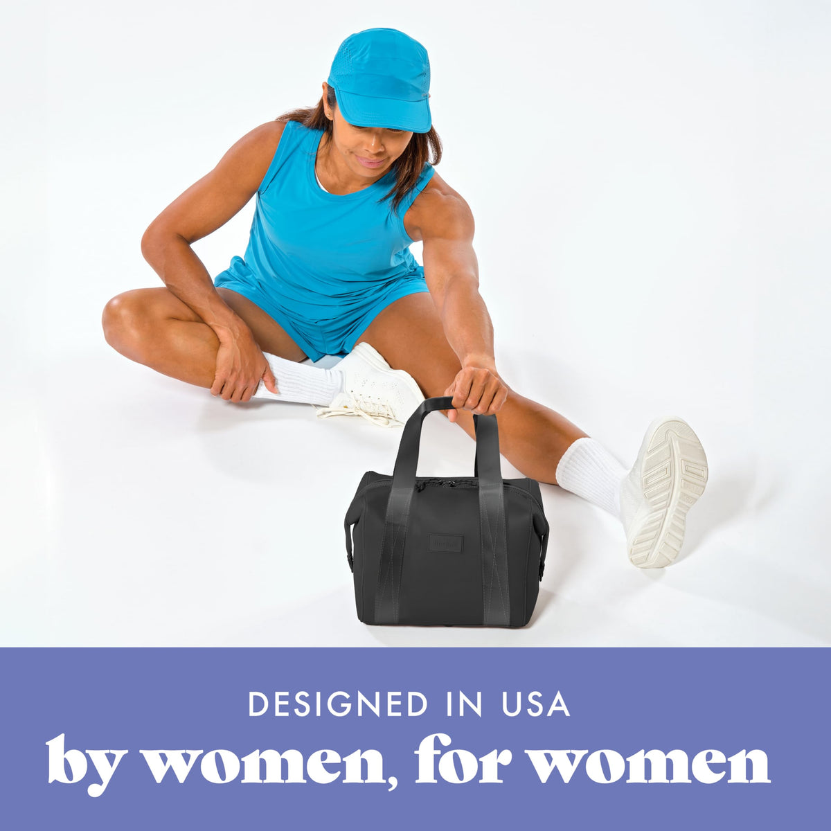 Remi lunch bag made of machine washable neoprene for easy cleaning