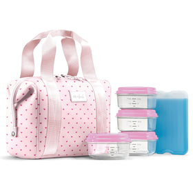 Fit & Fresh Remi lunch bag open top showing easy packing for on-the-go meals