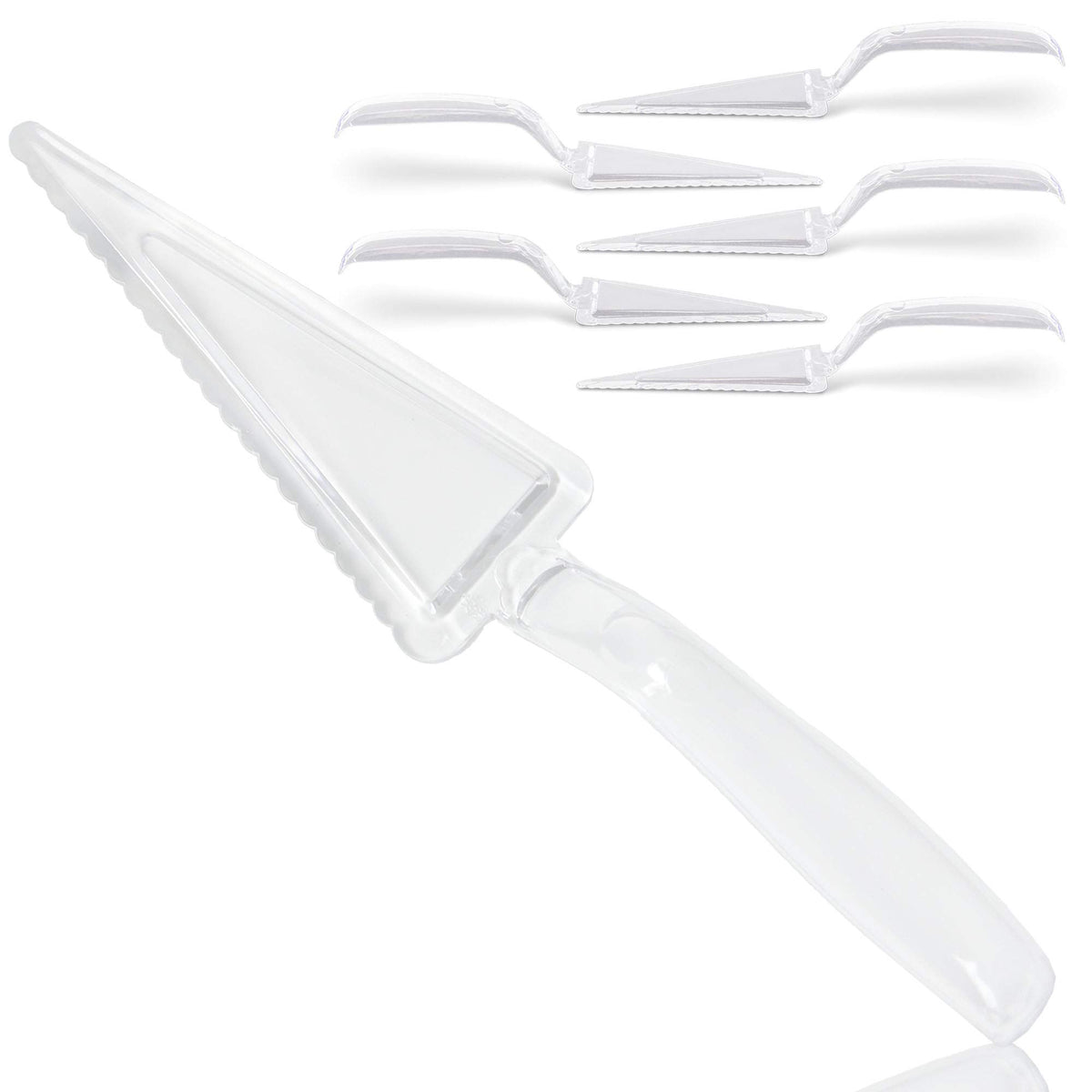 Fit Meal Prep 10 inch clear pie server ready for effortless dessert serving