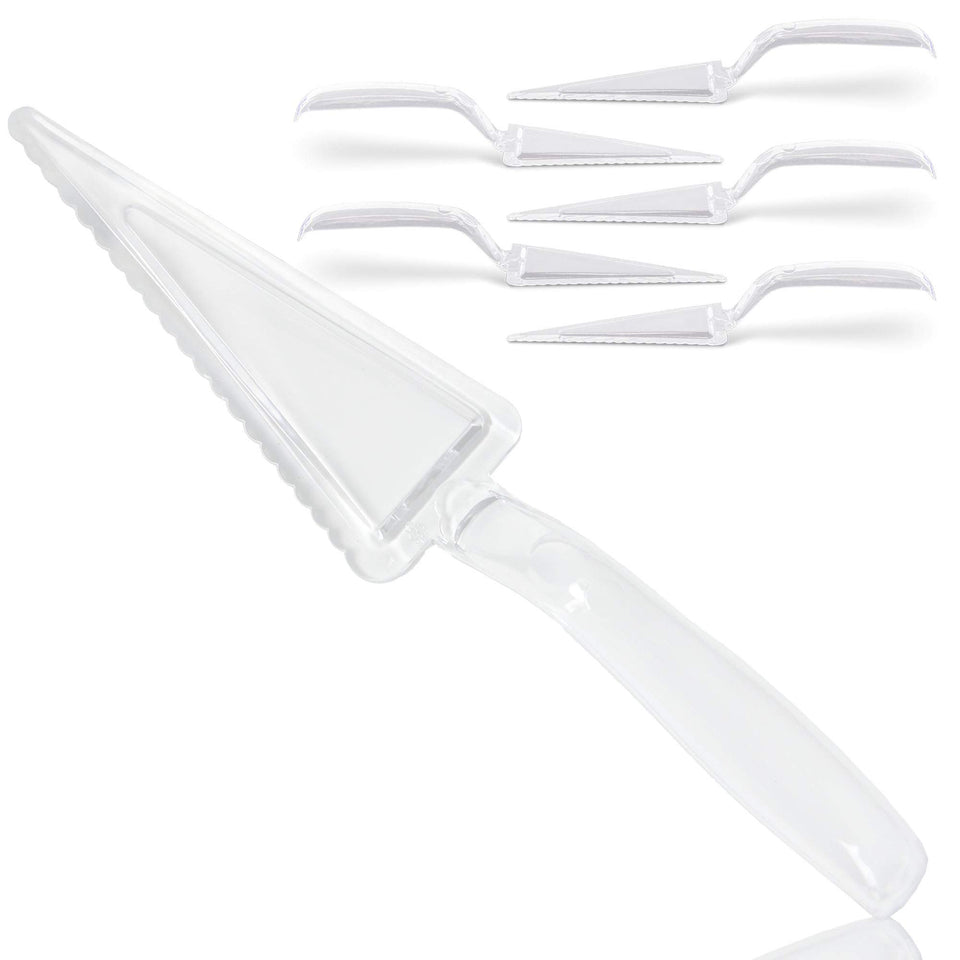 Fit Meal Prep 10 inch clear pie server ready for effortless dessert serving