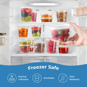 Fit Meal Prep microwave-safe container for quick reheating contents