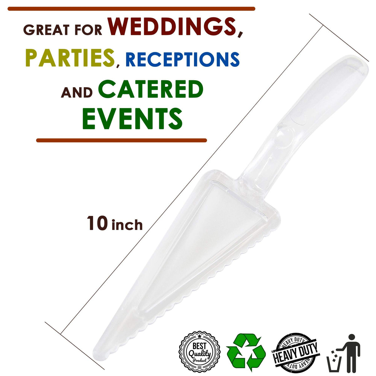 Fit Meal Prep pie server with serrated edge for clean cuts