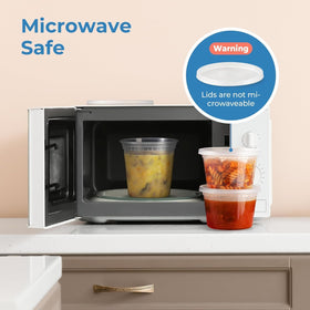 Fit Meal Prep stackable deli containers save space in your fridge