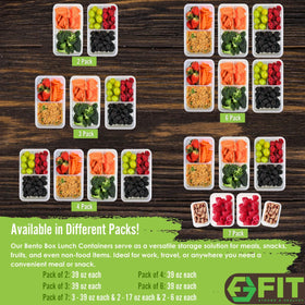 FIT Strong Healthy bento box microwave safe design for quick reheats at work.