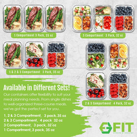 FIT Strong & Healthy dishwasher-safe lids ensure easy cleaning and quick reuse